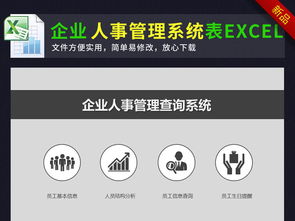 高效人力資源管理解決方案 人事檔案管理系統(tǒng)模板